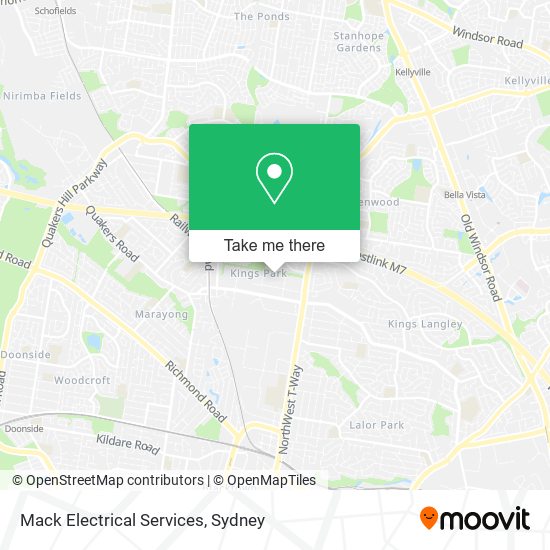 Mapa Mack Electrical Services