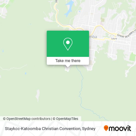 Staykcc-Katoomba Christian Convention map