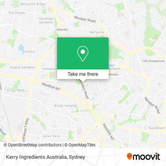 Mapa Kerry Ingredients Australia