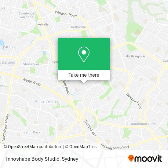 Innoshape Body Studio map