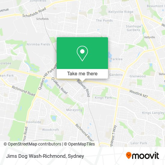 Jims Dog Wash-Richmond map