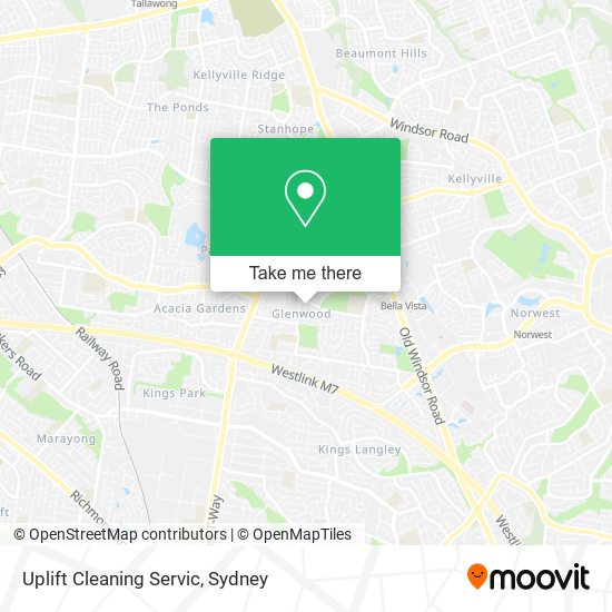 Uplift Cleaning Servic map