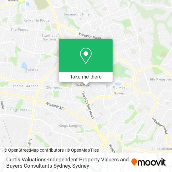 Curtis Valuations-Independent Property Valuers and Buyers Consultants Sydney map