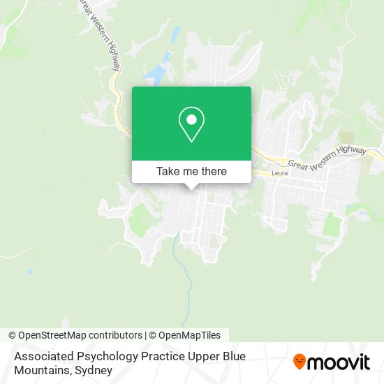 Associated Psychology Practice Upper Blue Mountains map