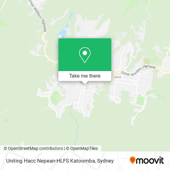 Uniting Hacc Nepean-HLFS Katoomba map