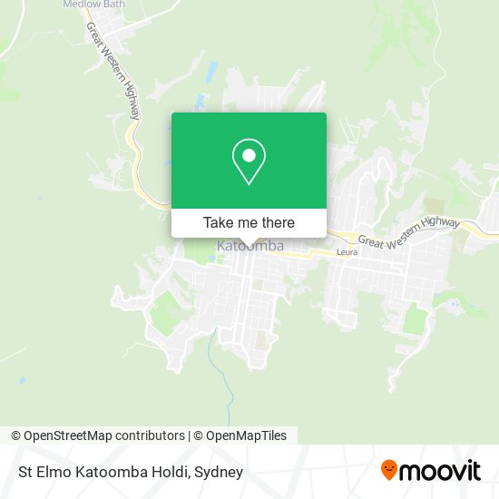 Mapa St Elmo Katoomba Holdi
