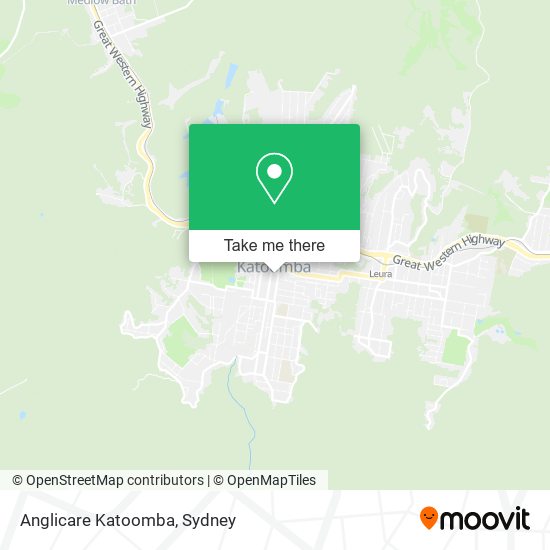 Anglicare Katoomba map