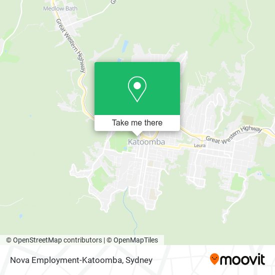 Nova Employment-Katoomba map
