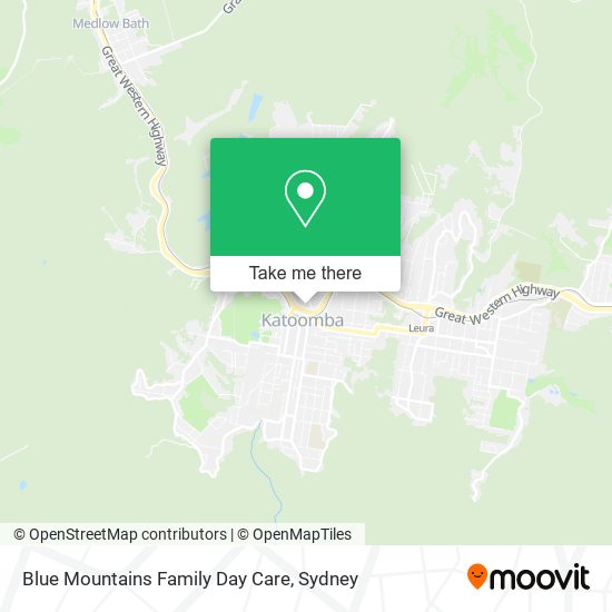 Mapa Blue Mountains Family Day Care