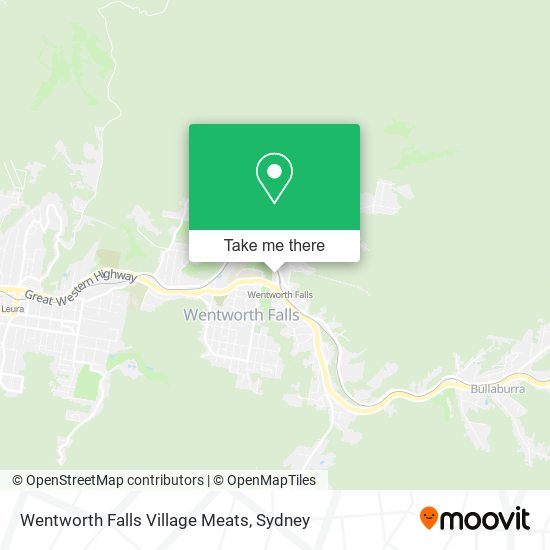 Wentworth Falls Village Meats map