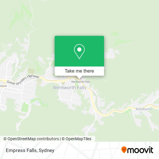 Mapa Empress Falls