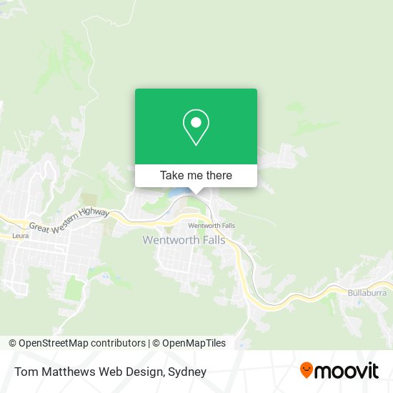 Mapa Tom Matthews Web Design