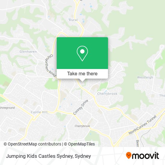 Jumping Kids Castles Sydney map