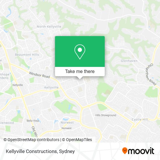 Kellyville Constructions map