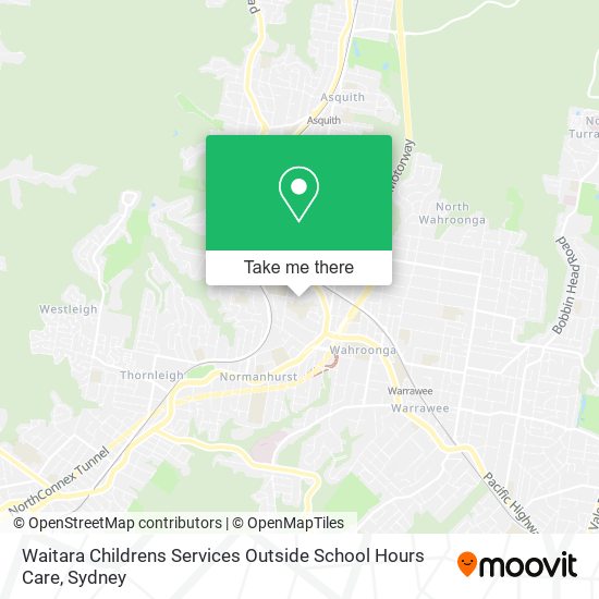 Waitara Childrens Services Outside School Hours Care map