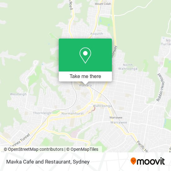 Mavka Cafe and Restaurant map