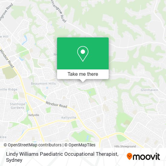 Lindy Williams Paediatric Occupational Therapist map