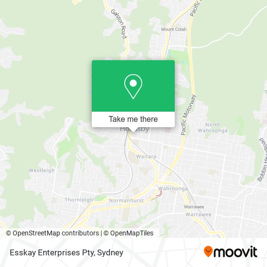 Esskay Enterprises Pty map