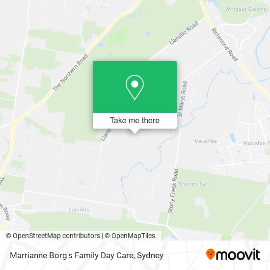 Marrianne Borg's Family Day Care map