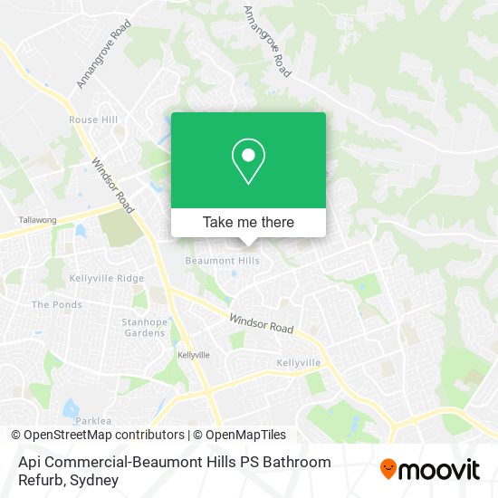 Api Commercial-Beaumont Hills PS Bathroom Refurb map