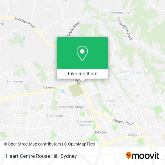 Mapa Heart Centre Rouse Hill