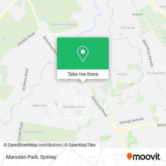 Marsden Park map