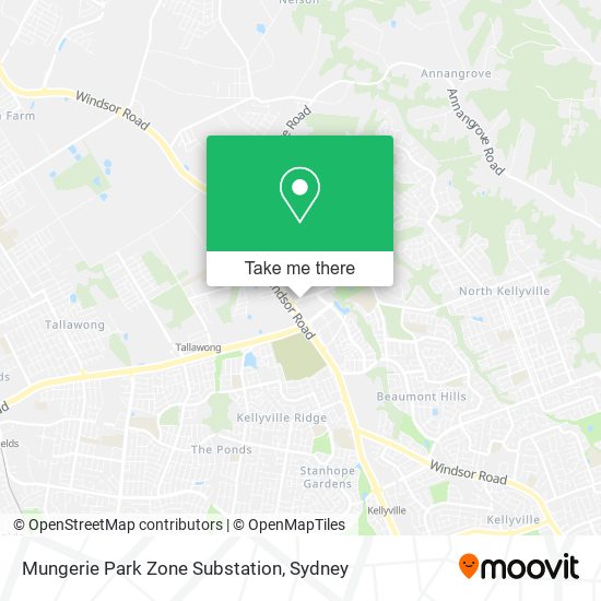 Mapa Mungerie Park Zone Substation
