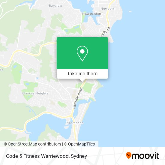 Code 5 Fitness Warriewood map