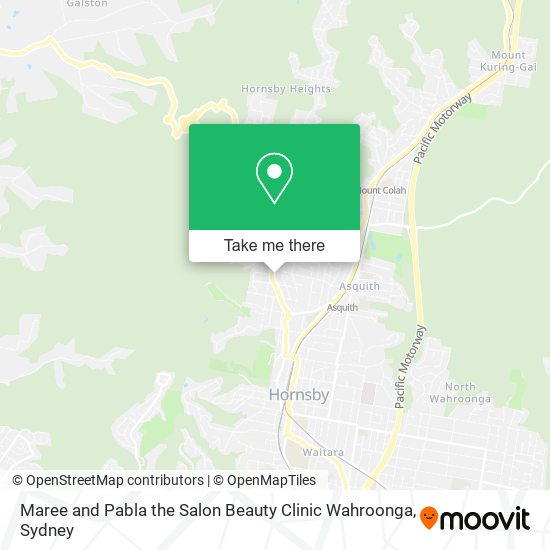Maree and Pabla the Salon Beauty Clinic Wahroonga map