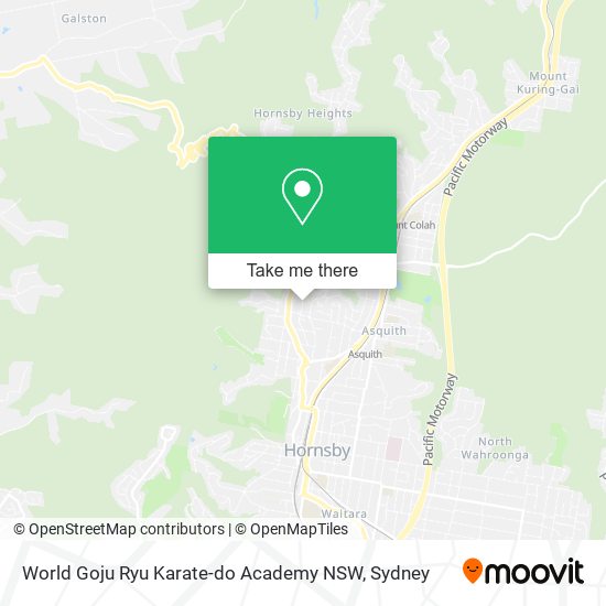 World Goju Ryu Karate-do Academy NSW map