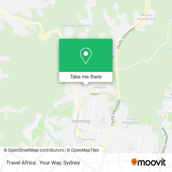 Travel Africa . Your Way map