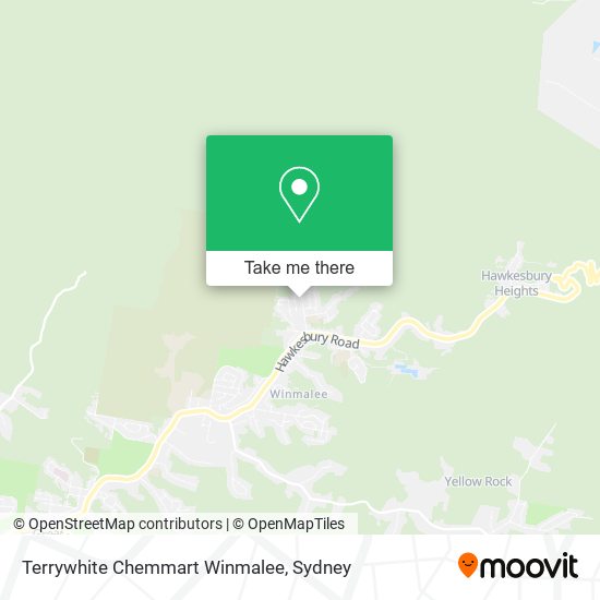 Mapa Terrywhite Chemmart Winmalee