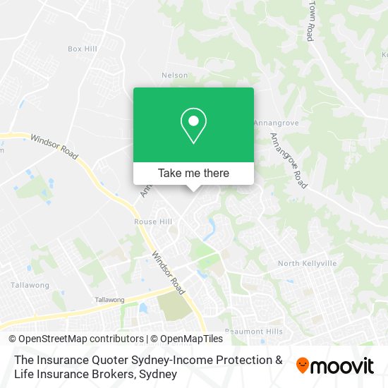 The Insurance Quoter Sydney-Income Protection & Life Insurance Brokers map