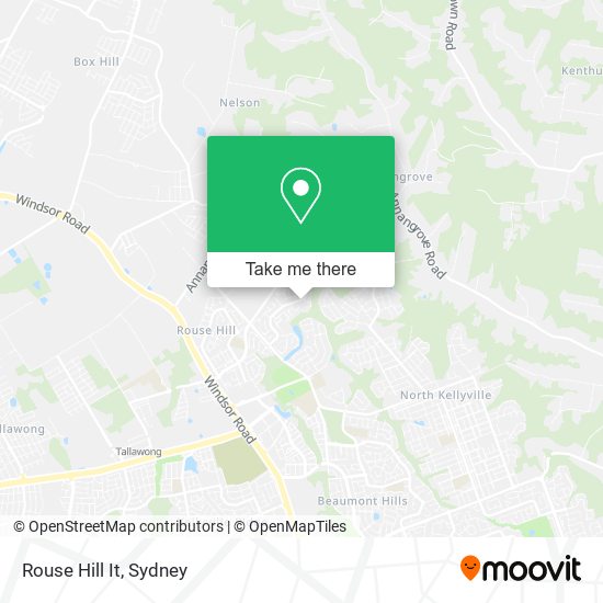 Rouse Hill It map