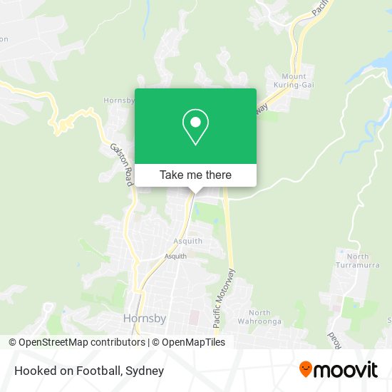 Hooked on Football map