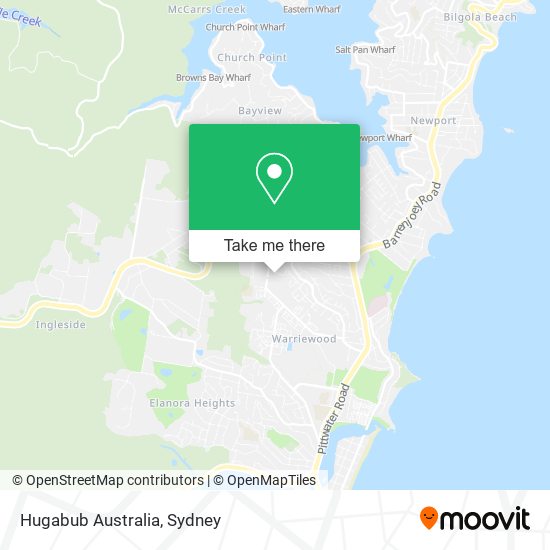 Hugabub Australia map