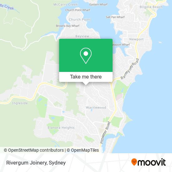 Rivergum Joinery map