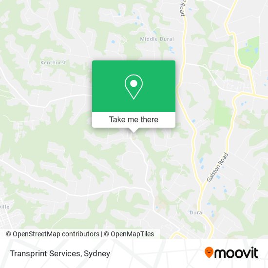 Transprint Services map