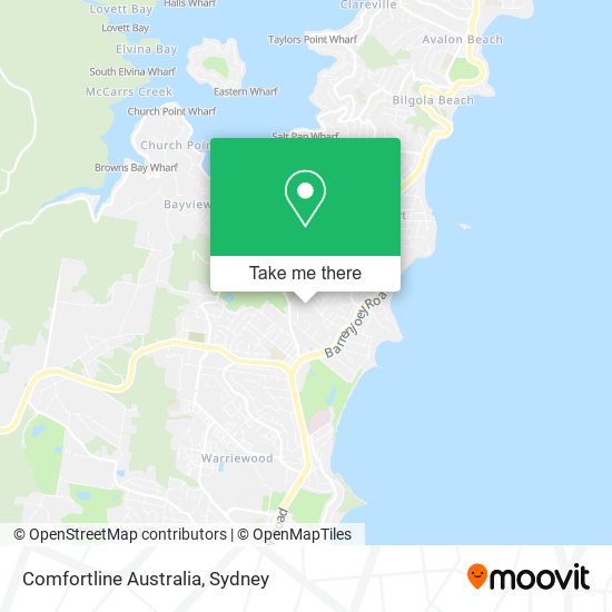 Comfortline Australia map