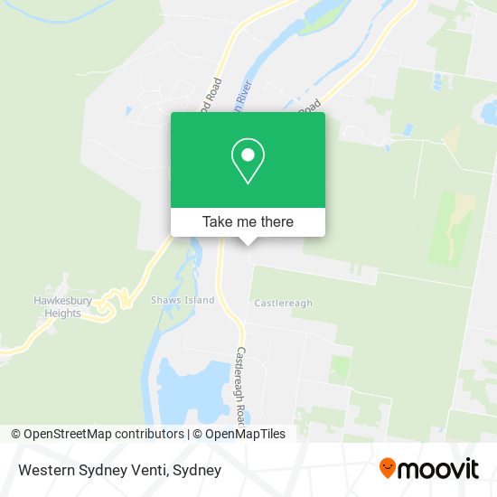 Western Sydney Venti map