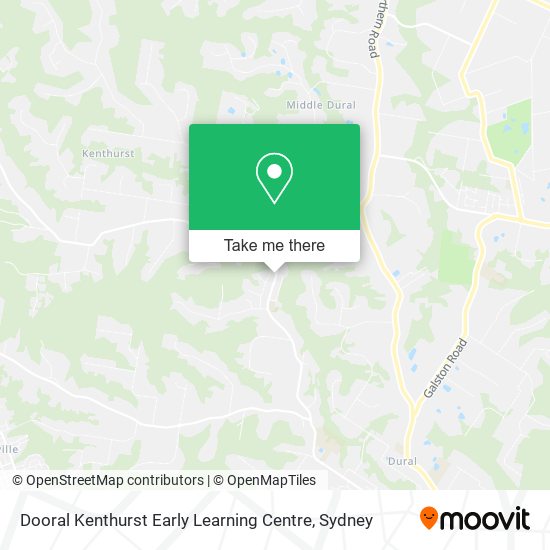 Dooral Kenthurst Early Learning Centre map