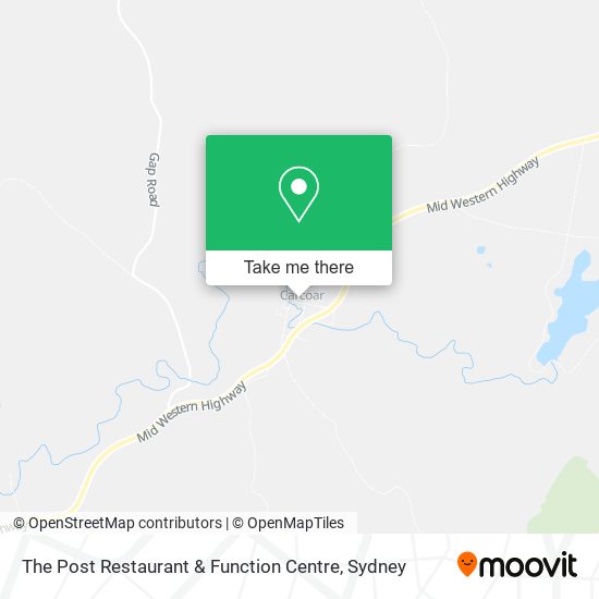 The Post Restaurant & Function Centre map