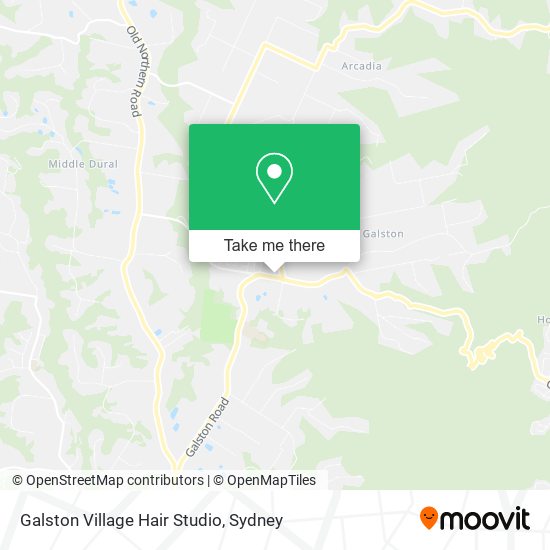 Galston Village Hair Studio map