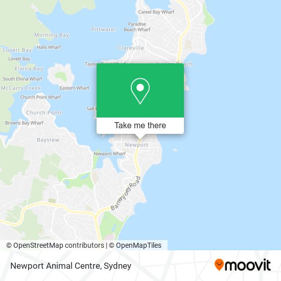 Newport Animal Centre map