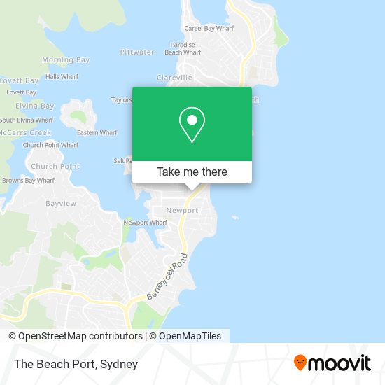 The Beach Port map