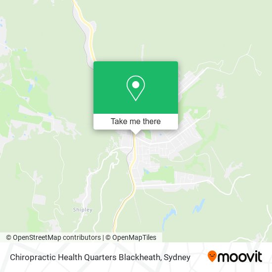 Chiropractic Health Quarters Blackheath map