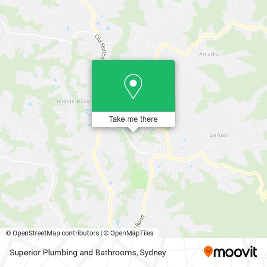 Superior Plumbing and Bathrooms map