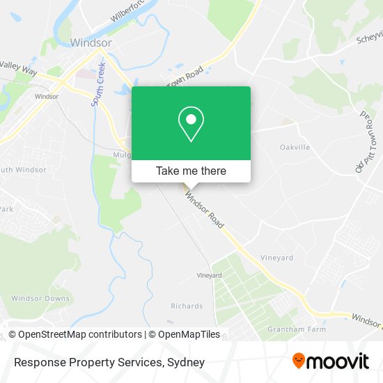 Response Property Services map