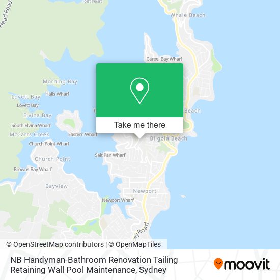 NB Handyman-Bathroom Renovation Tailing Retaining Wall Pool Maintenance map