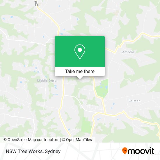 Mapa NSW Tree Works